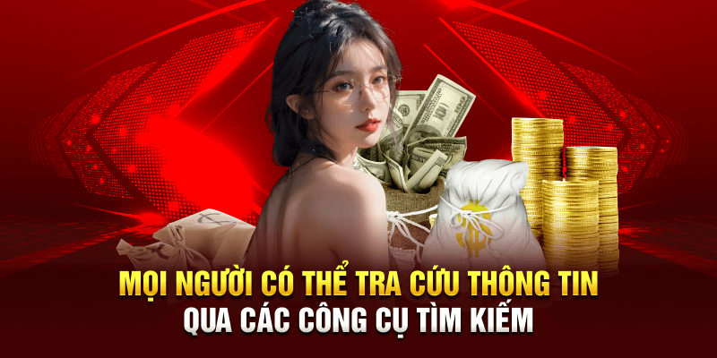 Mọi người có thể tra cứu thông qua các công cụ tìm kiếm